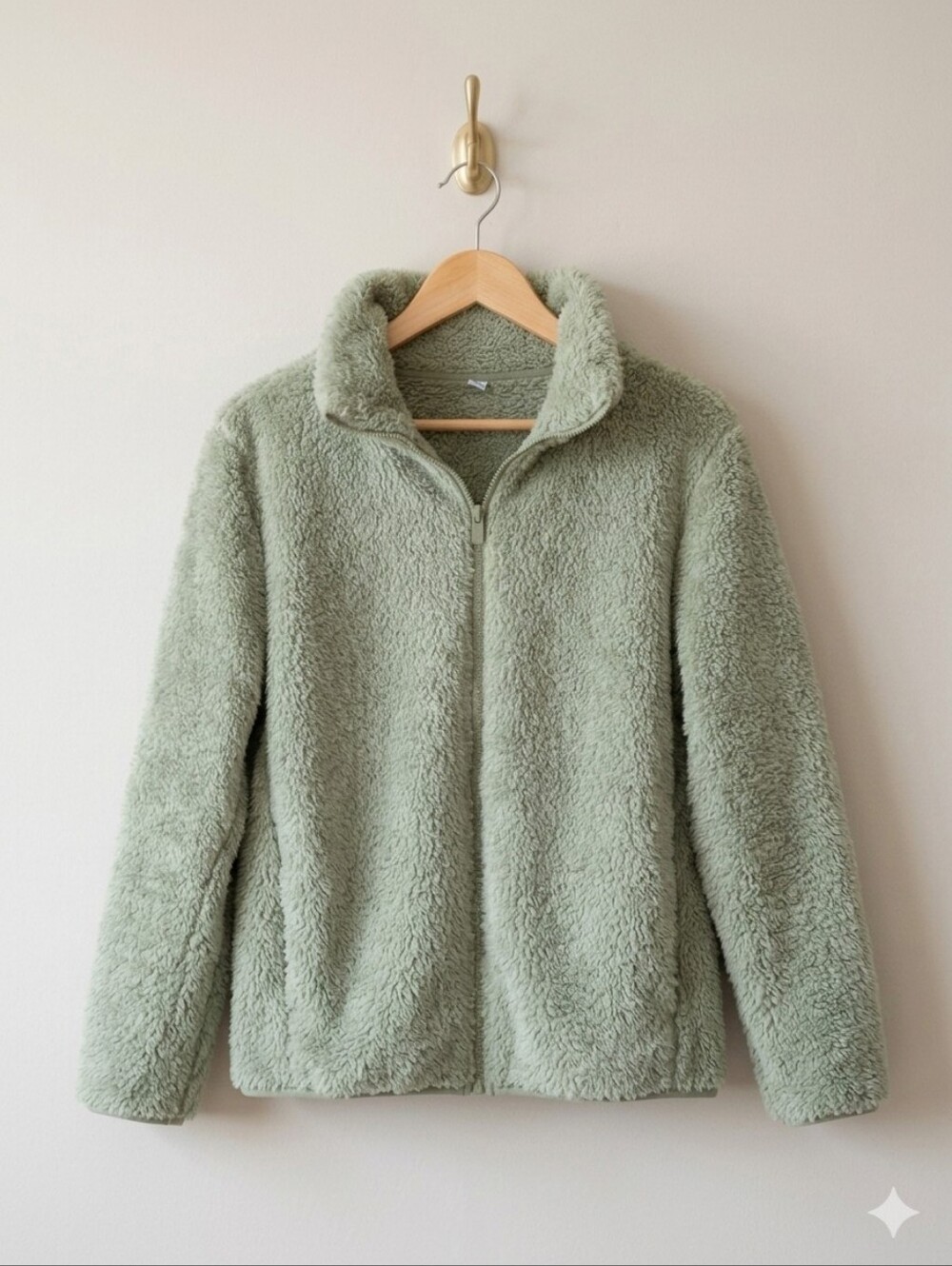 Uniqlo Cozy Sherpa Full Zip Jacket Size Small